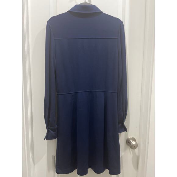 See by Chloé Blue Collared Button Front Shirt Dress Sz S - Picture 10 of 11